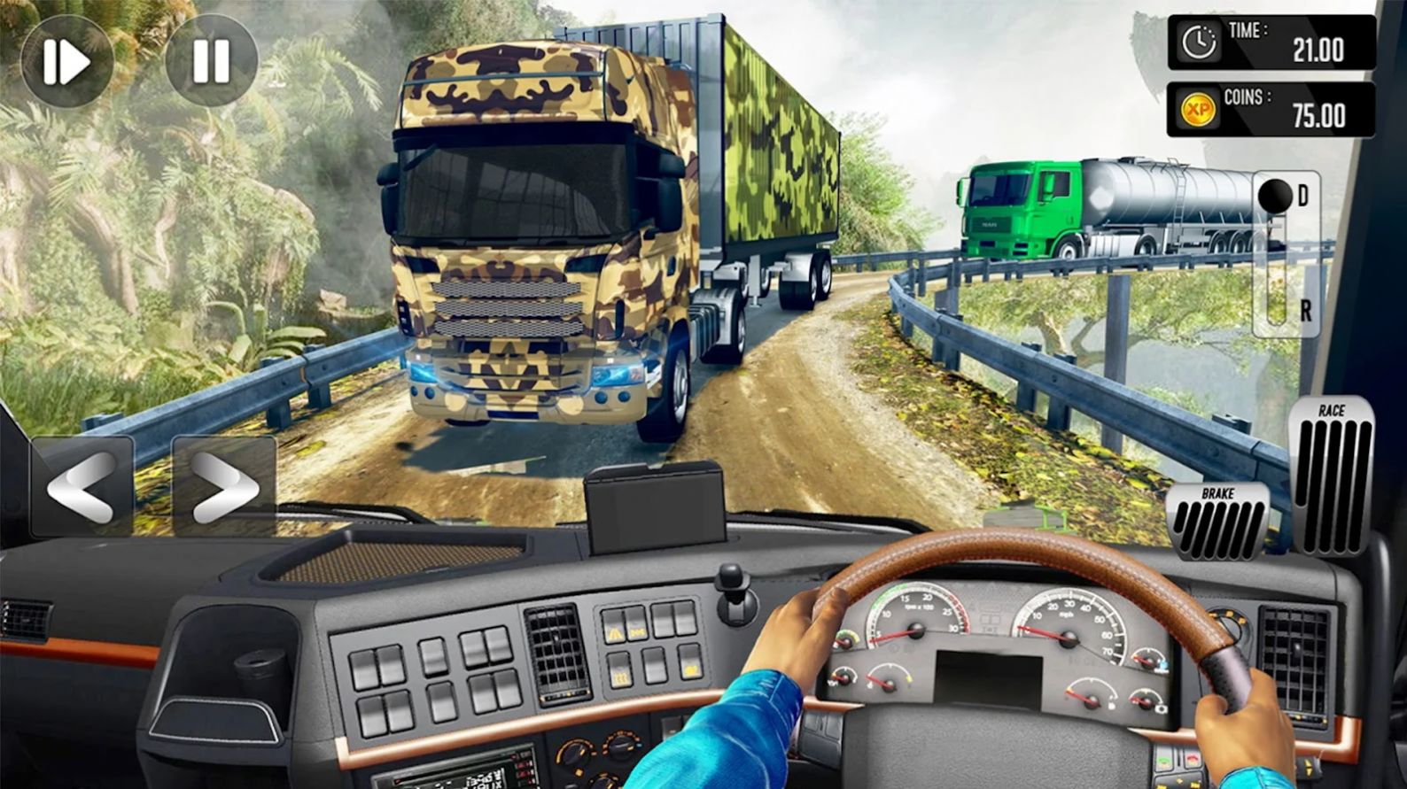 军事卡车模拟驾驶截图(1)