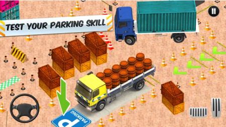 卡车停车场3D货运卡车截图(2)