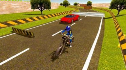 跑车vs摩托车骑行截图(1)