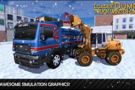装载机自卸车冬季模拟截图(1)