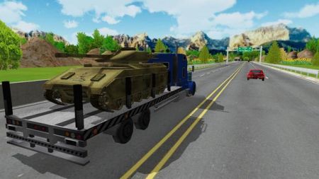 坦克运输车3D截图(3)
