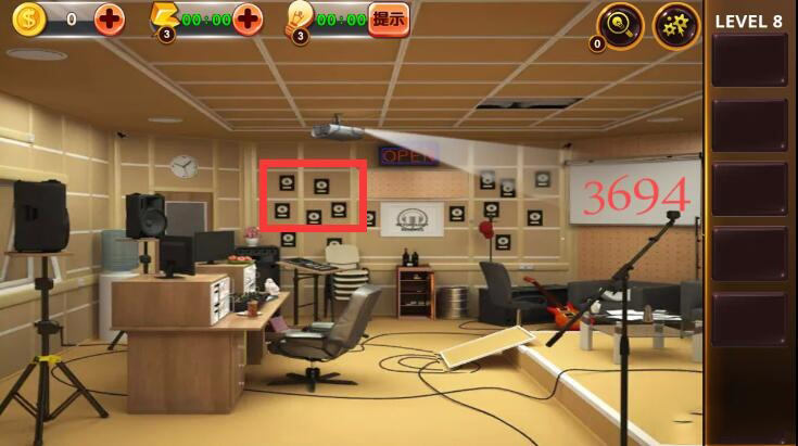 《密室逃脱4：逃出电影院》第八关通关攻略