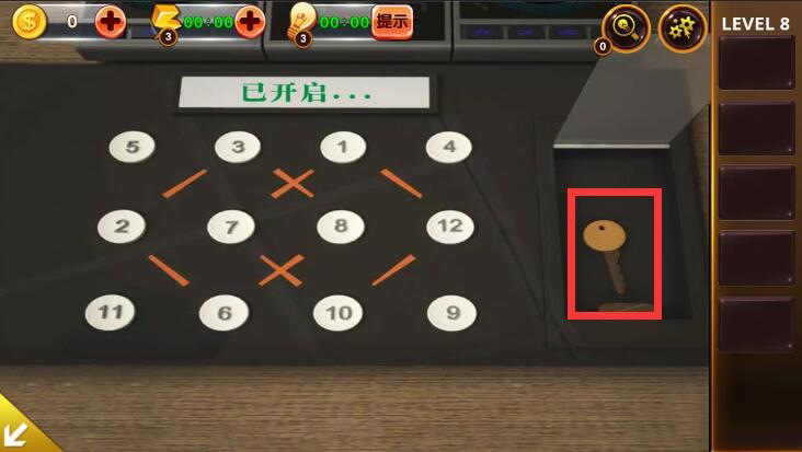 《密室逃脱4：逃出电影院》第八关通关攻略