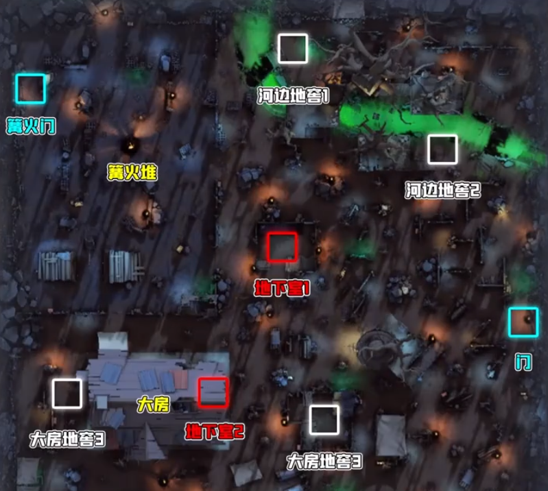 《第五人格》不归林地窖刷新点介绍