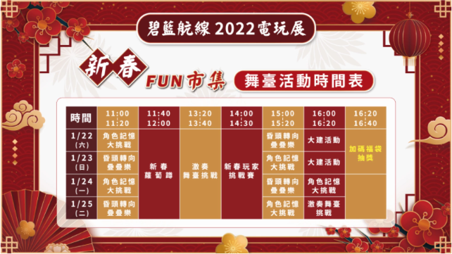 《碧蓝航线》确认参展2022台北电玩展新春FUN市集主题登场