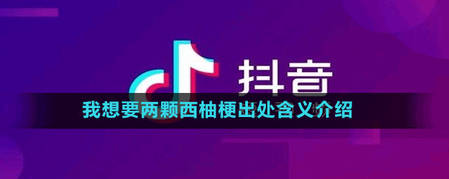 我想要两颗西柚梗出处含义介绍