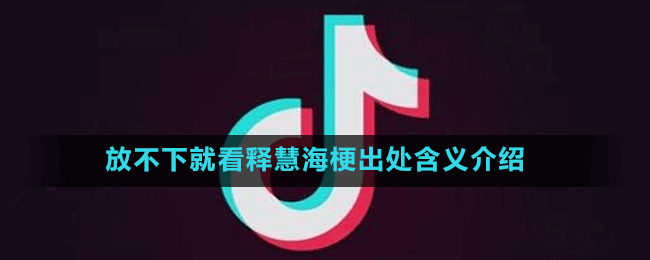 放不下就看释慧海梗出处含义介绍