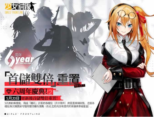 《少女前线》全球上市6周年庆典即将开幕周年庆装扮与周年活动同步登场