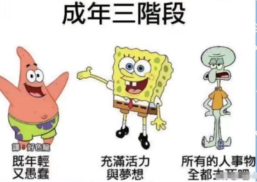 成年三阶段梗出处含义介绍