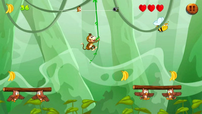 丛林猴子闯关截图(1)