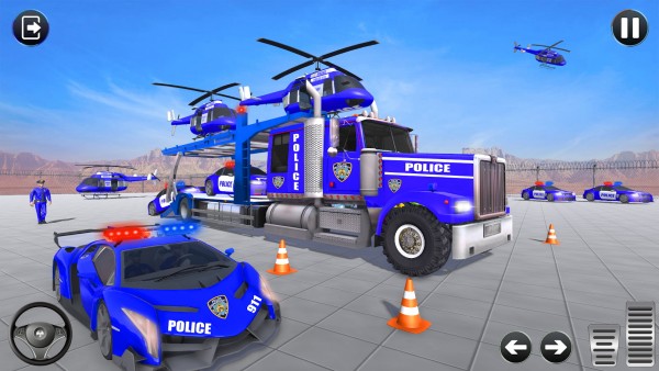 警察卡车运警车截图(2)