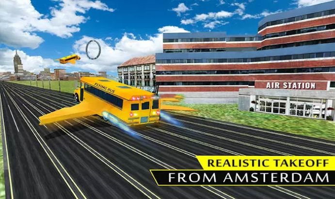 高中飞行公交车模拟器截图(1)
