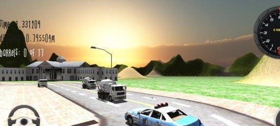 警车开道3D截图(2)