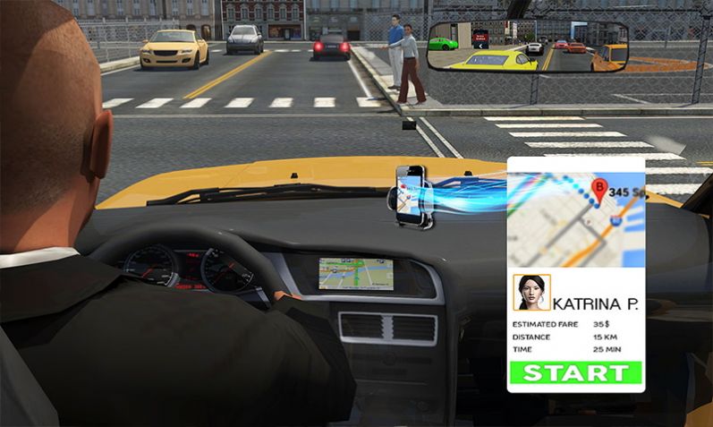 出租车司机驾驶模拟2022截图(1)