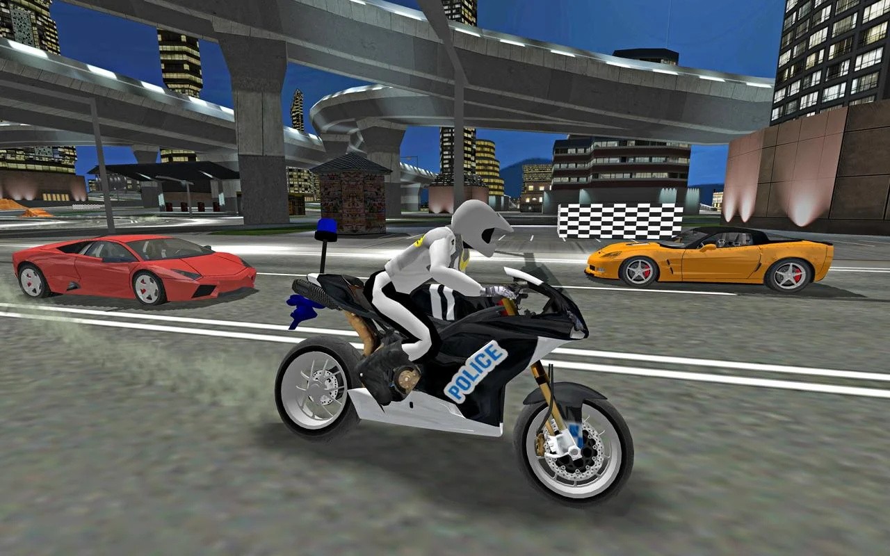 城市警察摩托车模拟器截图(3)