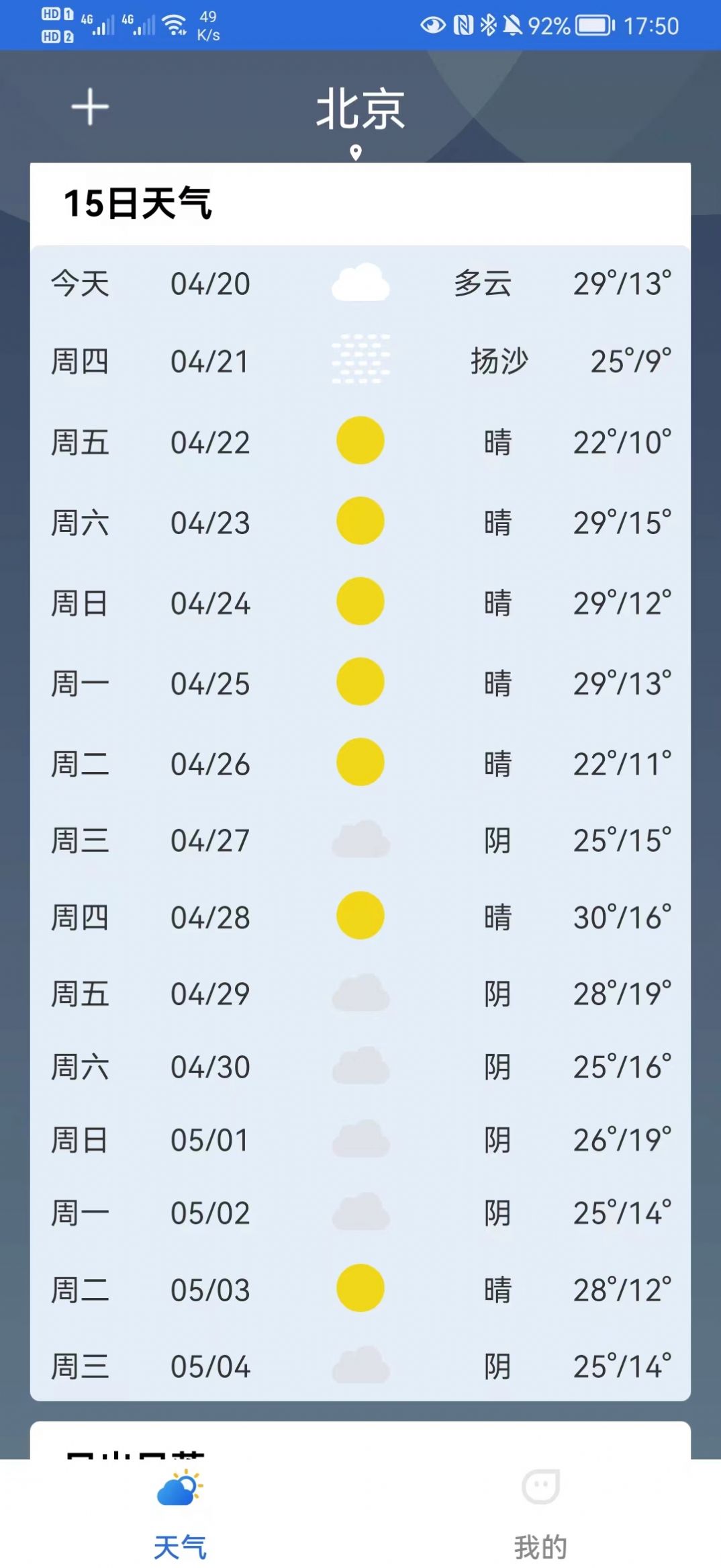 福瑞天气截图(4)