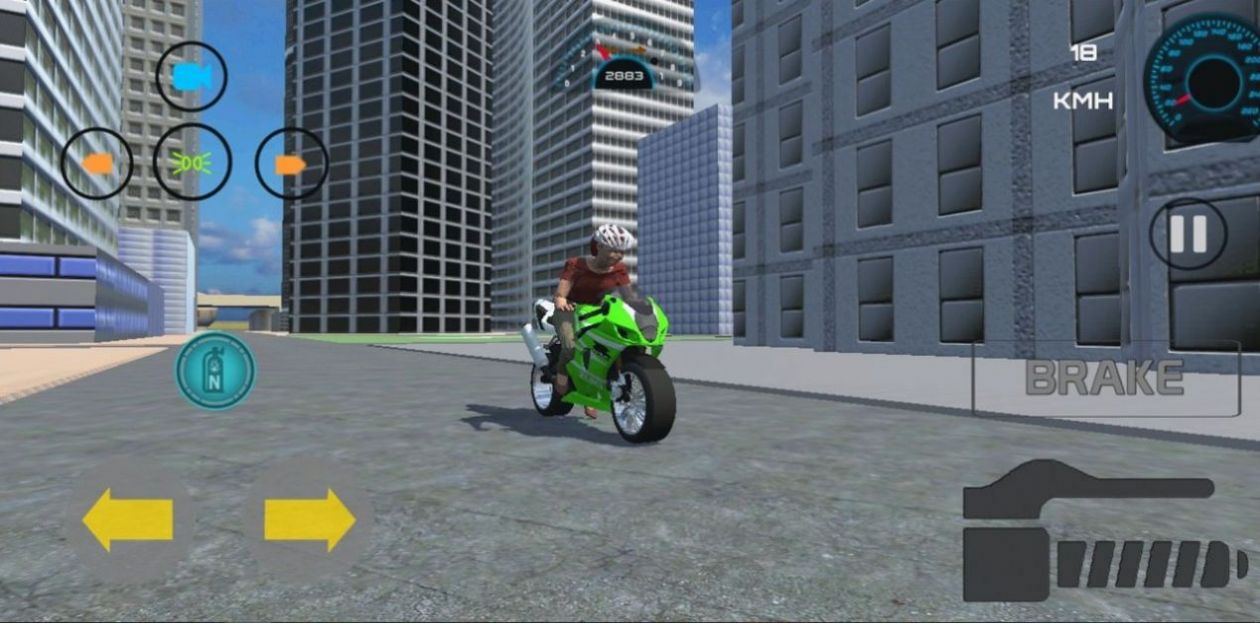 城市摩托模拟驾驶3D截图(2)