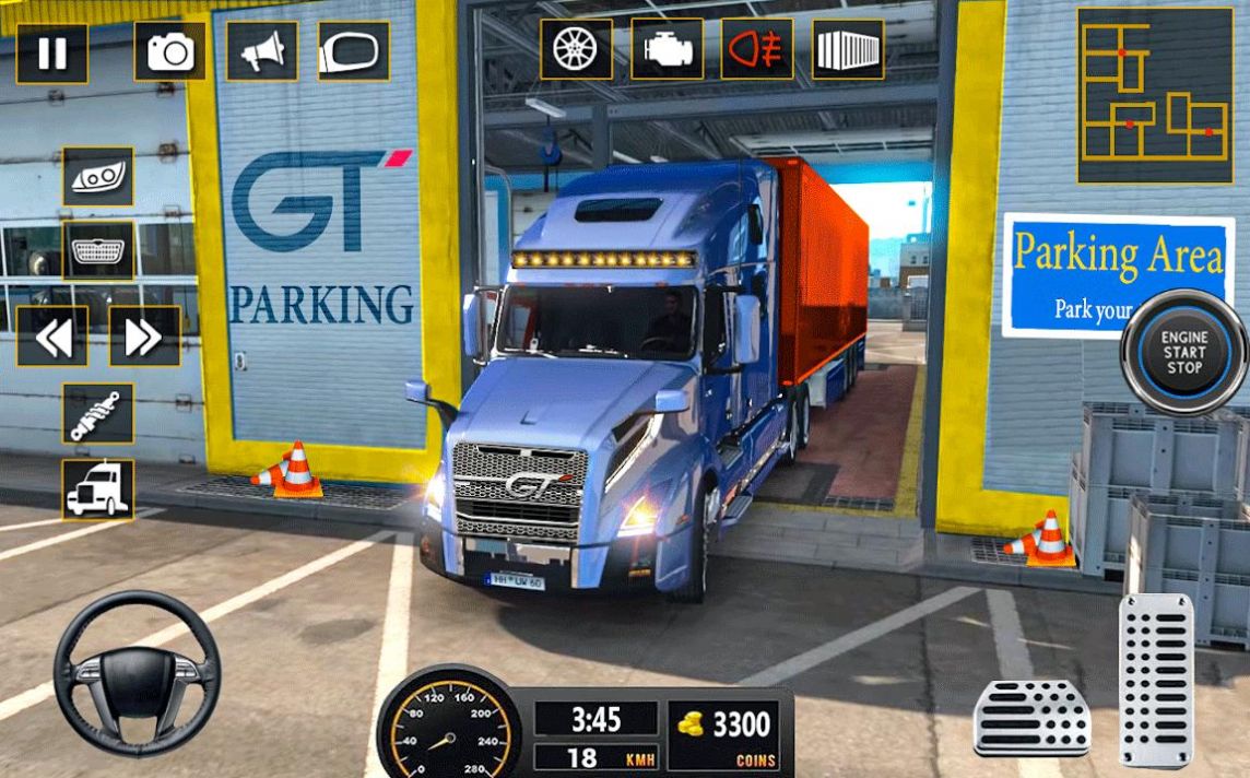 卡车驾驶停车模拟3D截图(2)