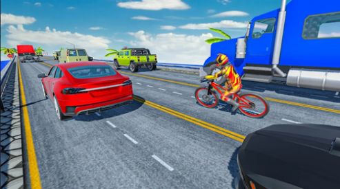 疯狂的交通自行车骑士3D截图(3)