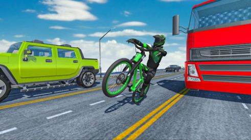 疯狂的交通自行车骑士3D截图(4)