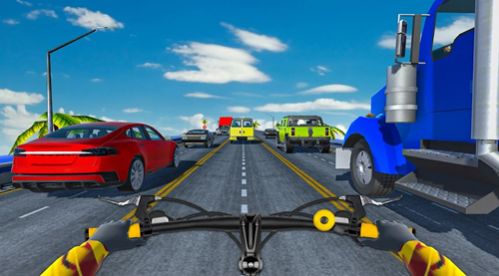 疯狂的交通自行车骑士3D截图(1)