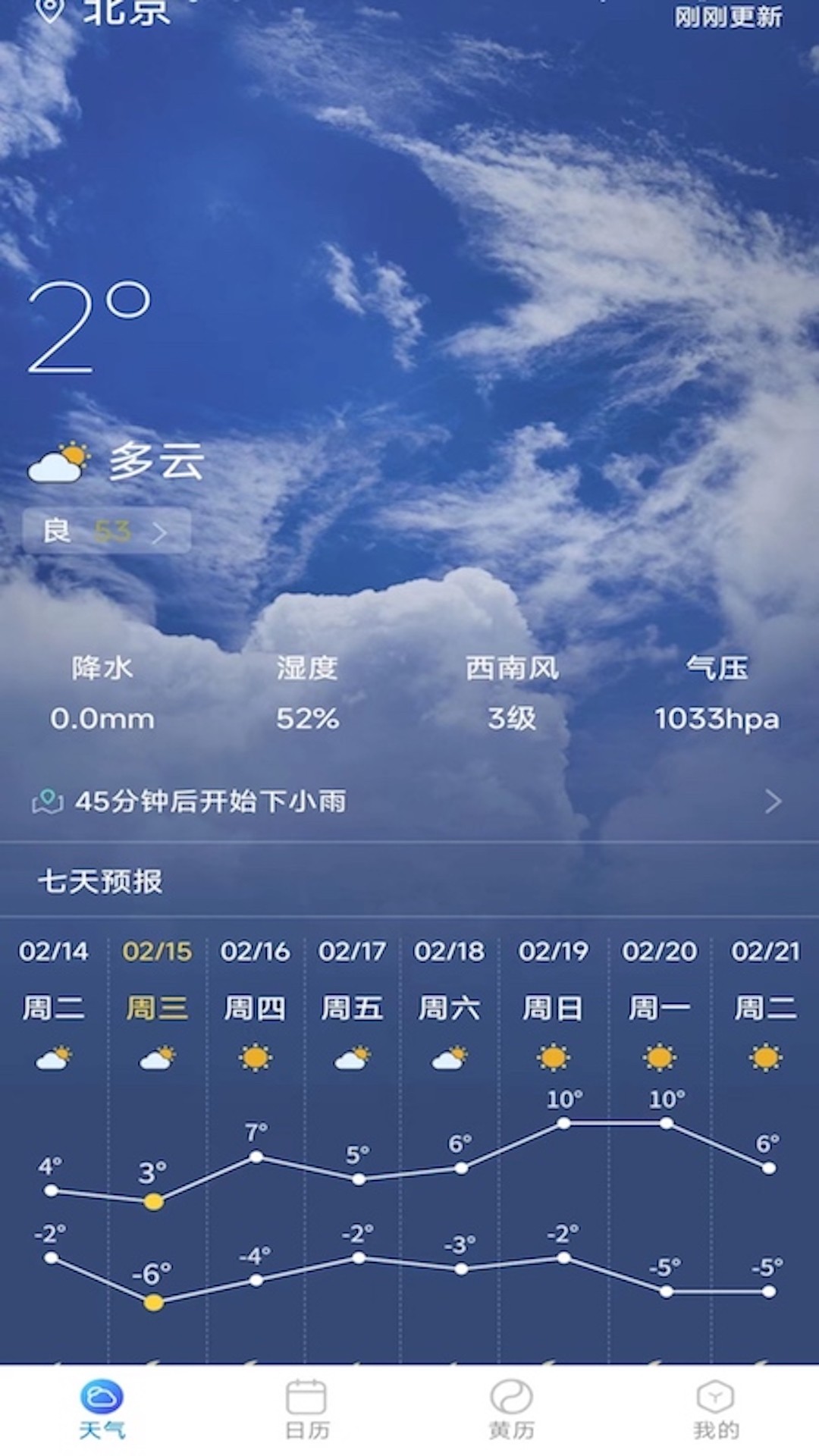 标准天气预报截图(4)