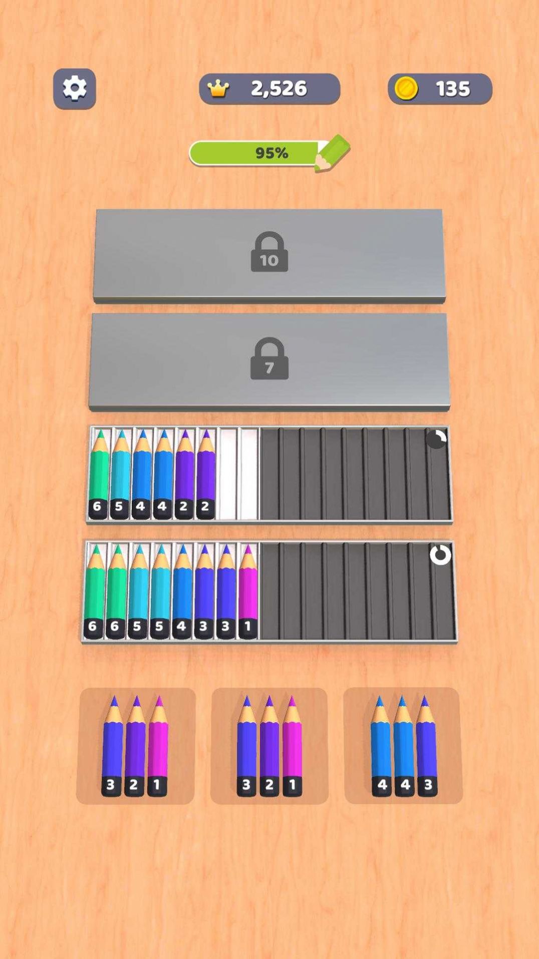 铅笔排序3D截图(3)