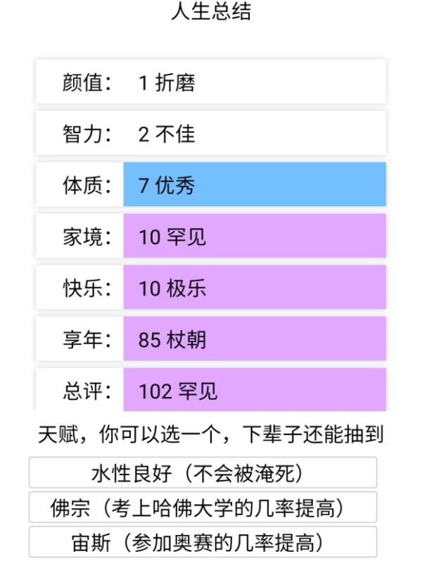 人生重开模拟器正版截图(4)