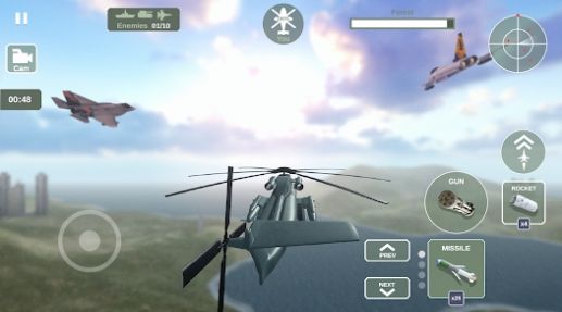 直升机模拟器天空战场截图(1)