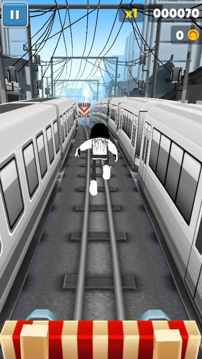 地铁跑酷xm改版黑白版截图(4)