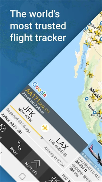 Flightradar24中文版截图(1)