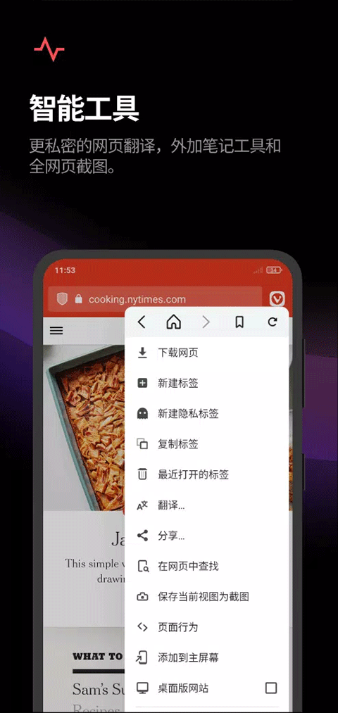 Vivaldi浏览器手机版截图(2)