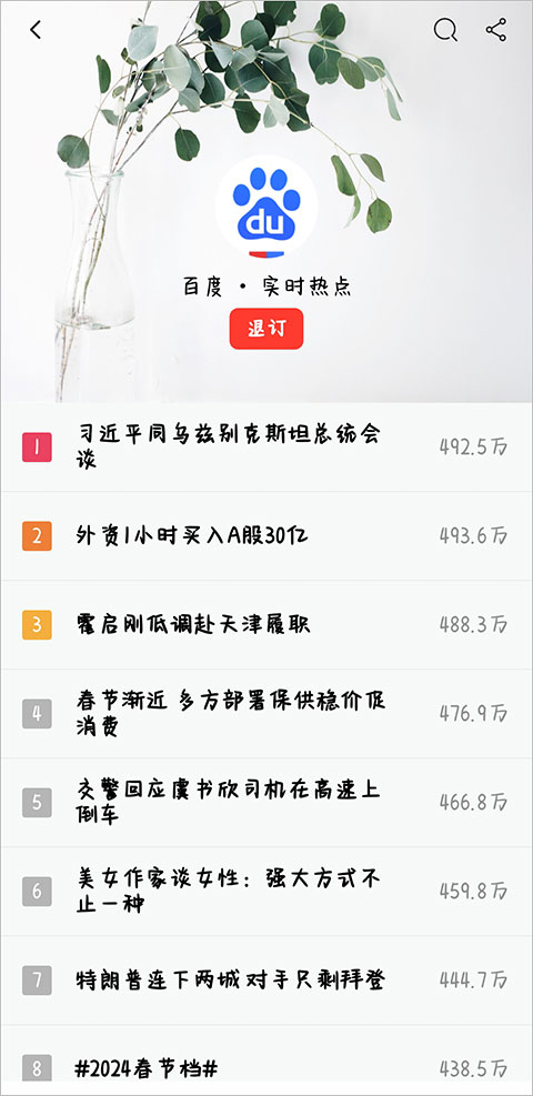 今日热榜截图(2)