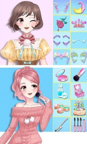 樱花校园恋爱换装截图(2)