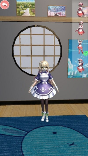 樱花学校恋爱换装截图(1)