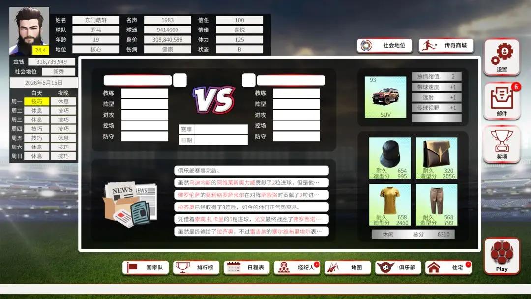 职业足球生涯2截图(3)