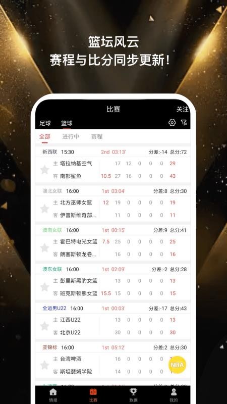 绿荫比分截图(2)