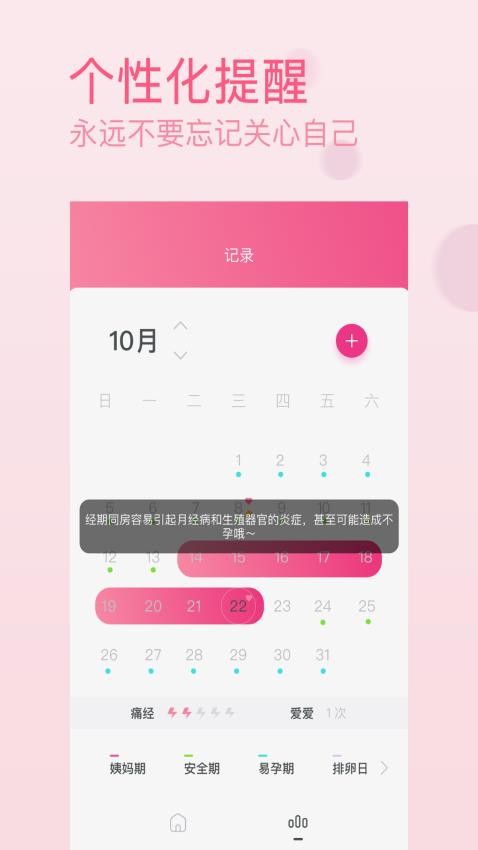 月经期排卵期助手截图(1)