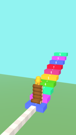 独木桥上叠圆木截图(3)