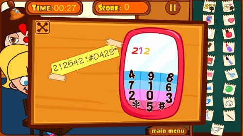 高中女生课堂上捣乱截图(2)