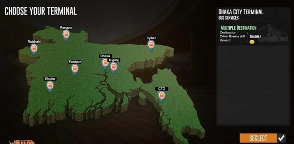 巴士模拟器孟加拉国截图(1)