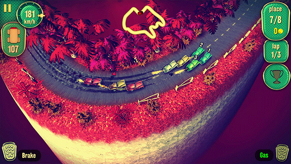 眩晕赛车无限金币版截图(1)