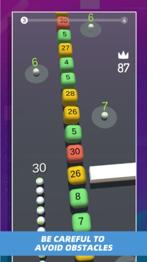 贪吃蛇小球碰撞截图(1)