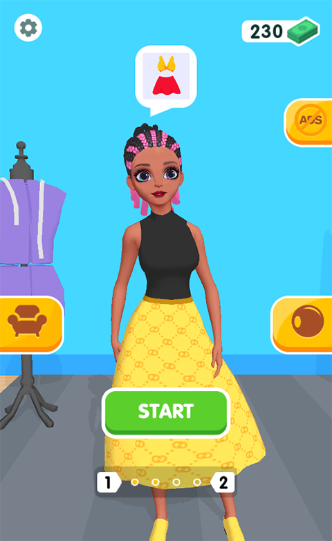 完美造型师游戏无广告截图(1)