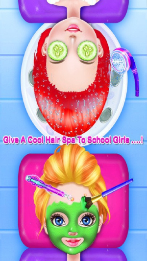 学校女孩时尚发型化妆截图(2)