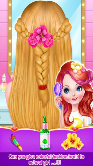 学校女孩时尚发型化妆截图(3)