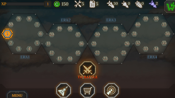 进化战机轰炸无限金币版截图(1)