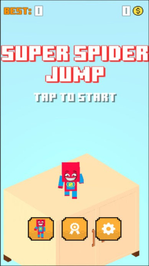 方块蜘蛛侠跳跳乐截图(1)