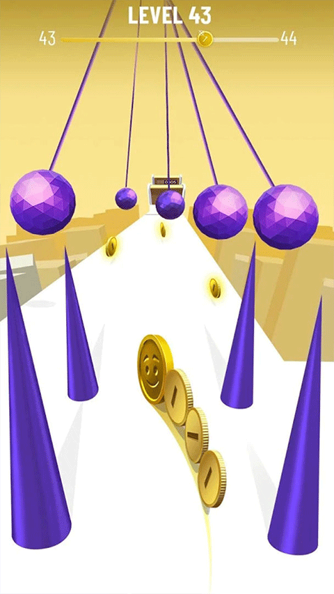 硬币向前冲无限金币截图(1)