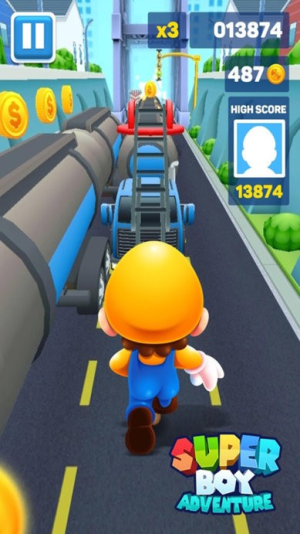 超级男孩奥德赛跑酷截图(3)